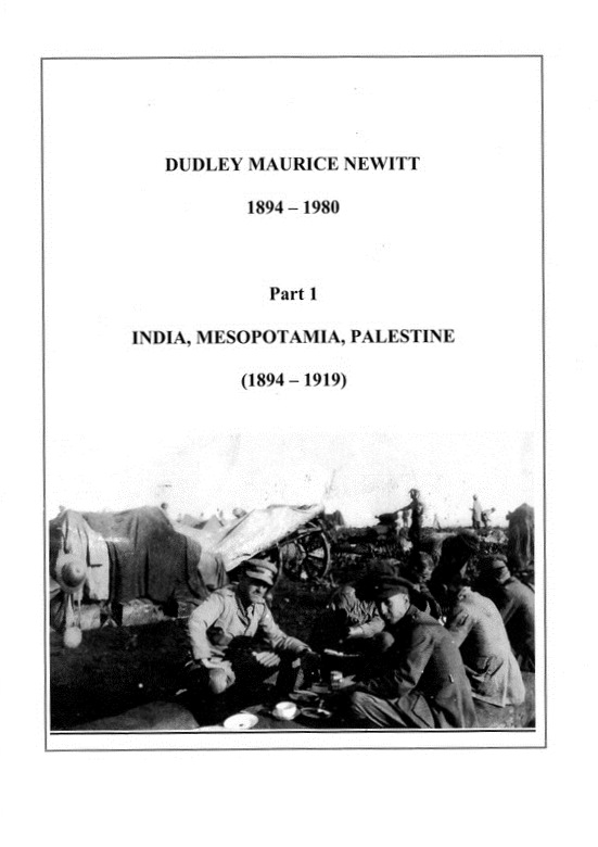 Dudley Maurice Newitt Biography Part 1 -cover picture